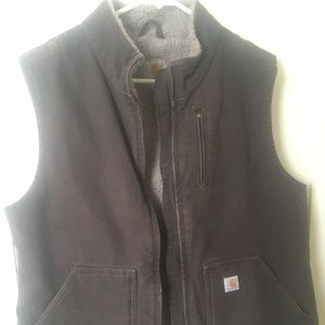 Carhartt womens sherpa-lined vest L